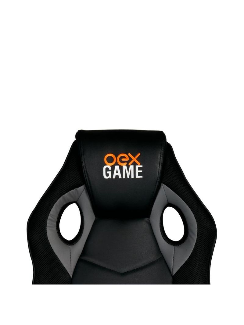Cadeira gamer gc200 - 100kg preto/cinza