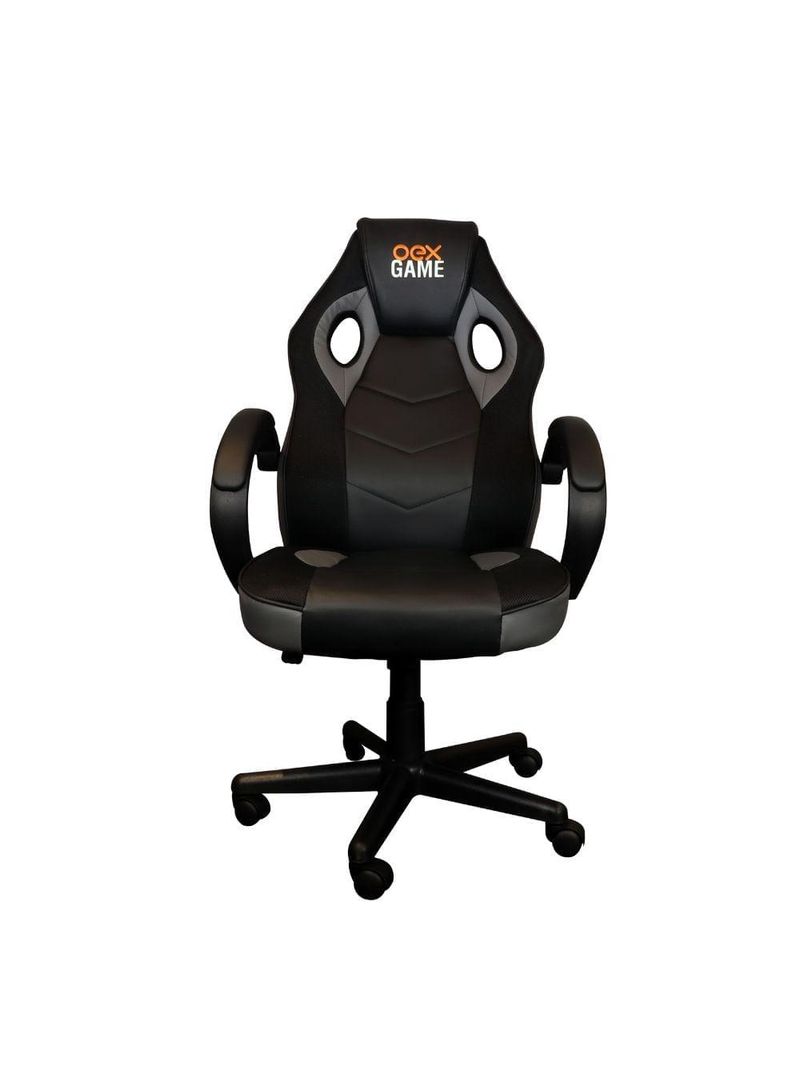 Cadeira gamer gc200 - 100kg preto/cinza