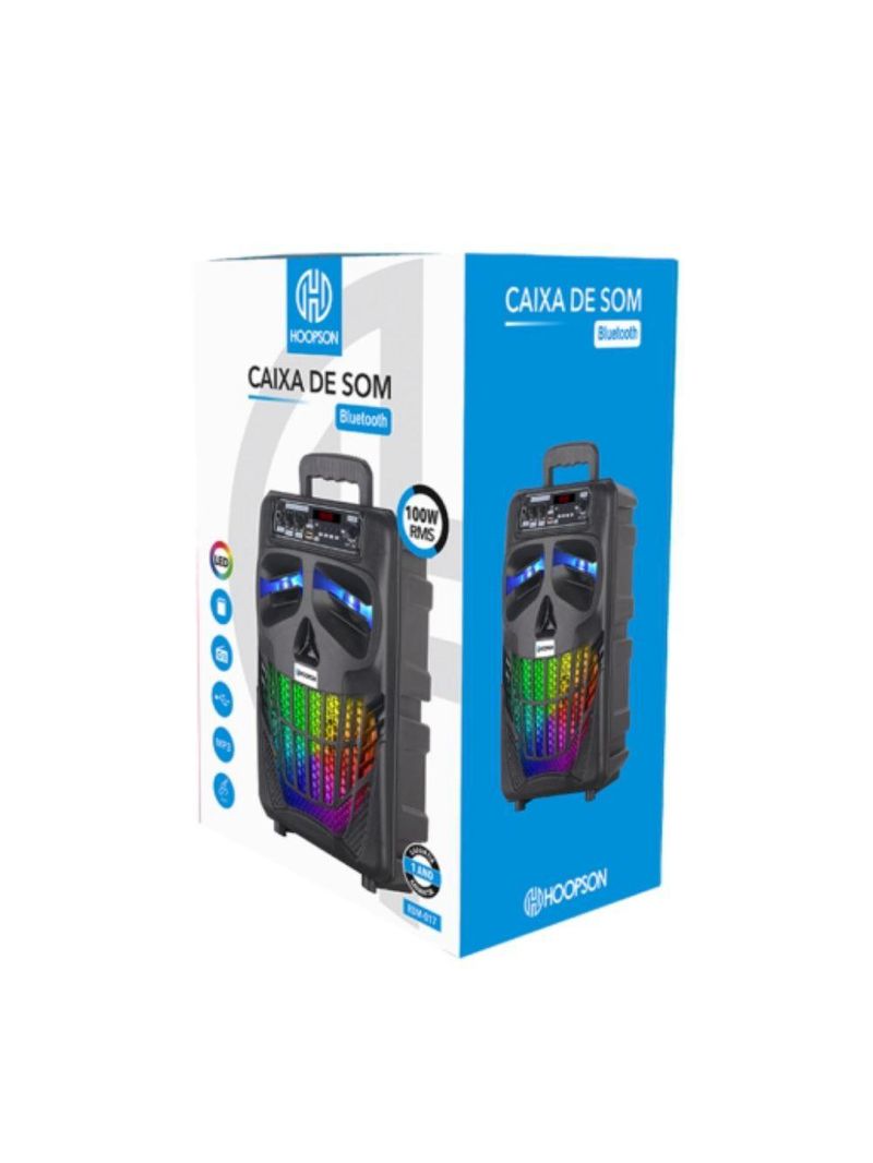 Caixa de som bluetooth hoopson rbm-017