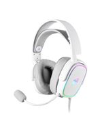 Headset gamer zion - virtual surround 71 e multiplataforma - oexgame branco