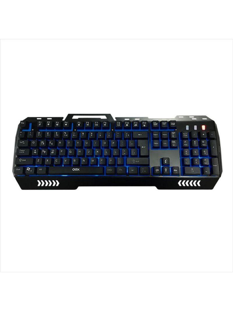 Teclado gamer fusion oex preto