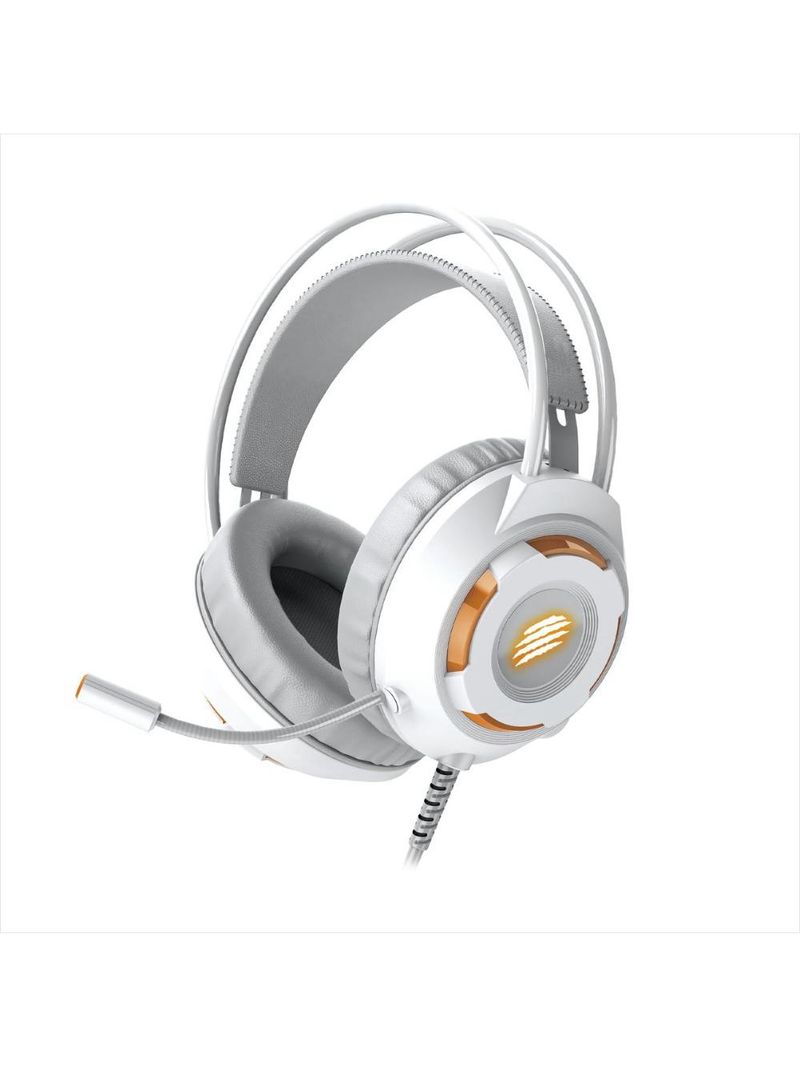 Headset gamer kaster led branco hs416 oex
