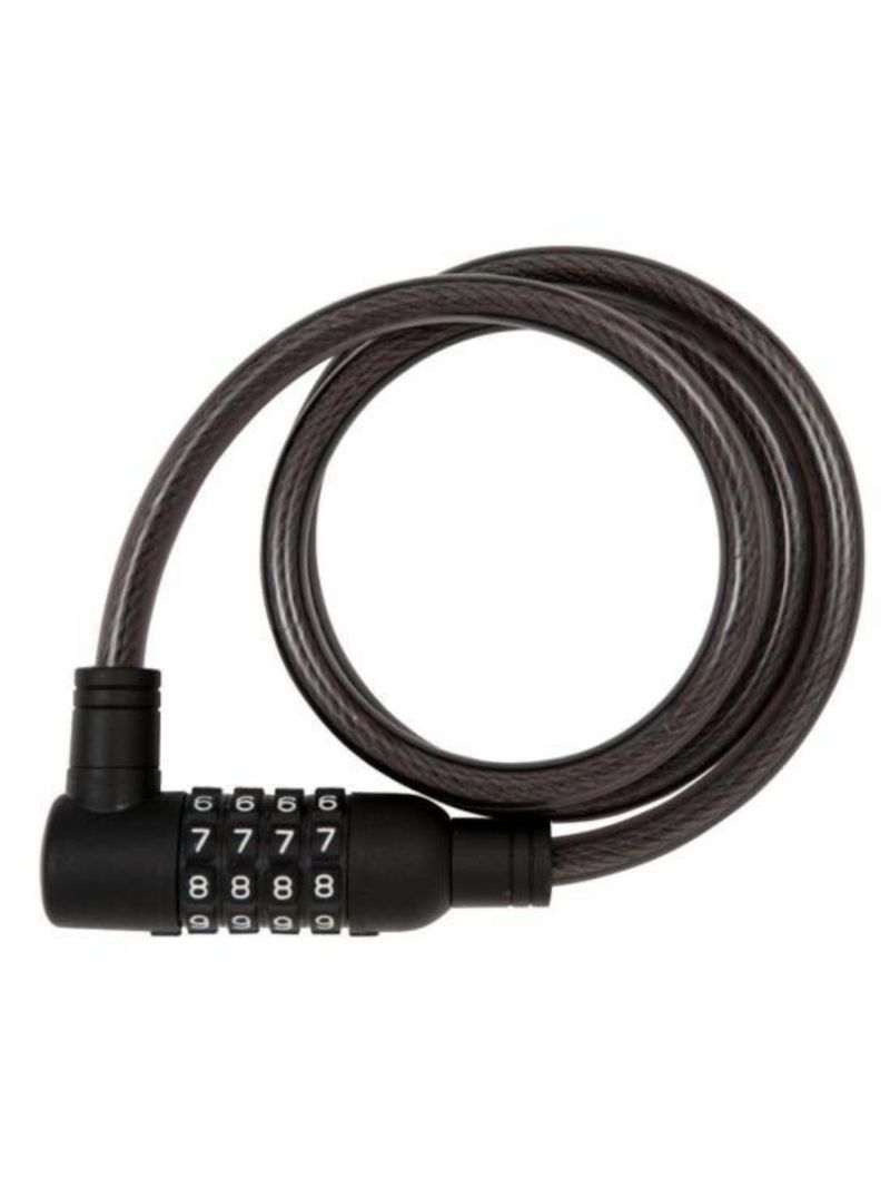 Cadeado para bicicleta brasfort 10mmx1m espiral com segredo