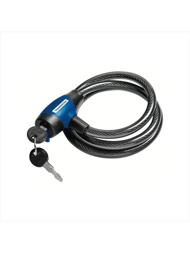 Cadeado para bicicleta com chave tramontina