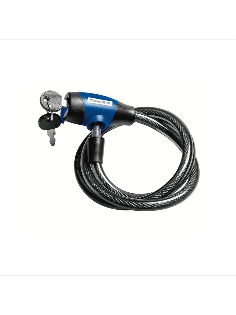 Cadeado para bicicleta com chave tramontina
