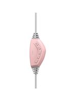 Headset gamer rosa 71 - pink fox - usb - oexgame hs414