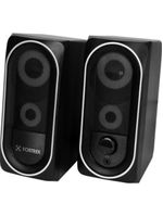 Caixa de som gamer multimídia fortrek black hawk rgb preta