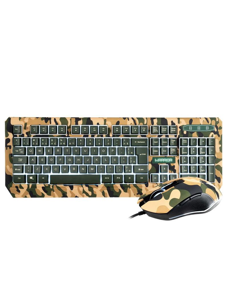 Teclado e mouse gamer army kyler warrior - tc249