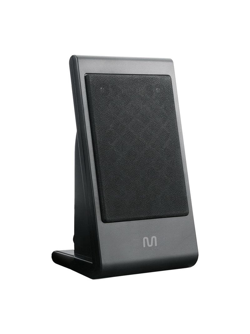 Caixas de som 20 3w rms alimentação usb conexão p2 controle volume cinza - sp009