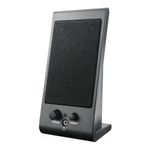 Caixas de som 20 3w rms alimentação usb conexão p2 controle volume cinza - sp009