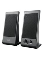 Caixas de som 20 3w rms alimentação usb conexão p2 controle volume cinza - sp009