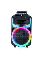 Caixa de som pulse burst 250w rms 8pol bt/aux/usb/fm - sp402e
