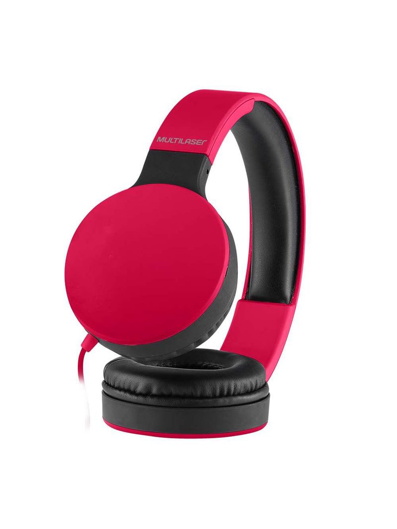 Fone de ouvido dobrável new fun p2 vermelho multi - ph270
