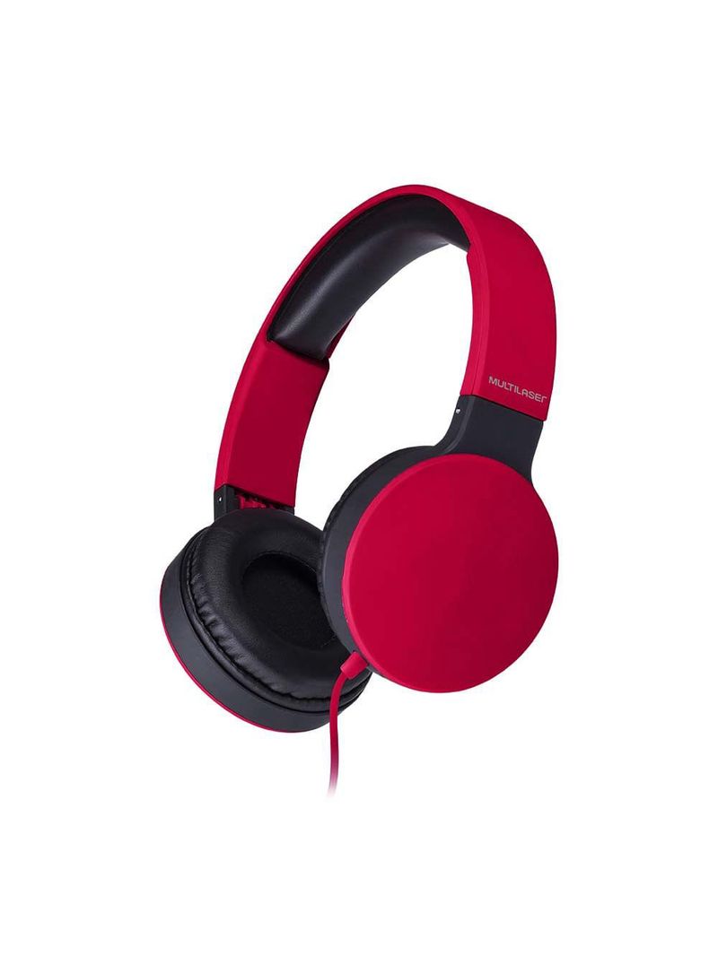Fone de ouvido dobrável new fun p2 vermelho multi - ph270