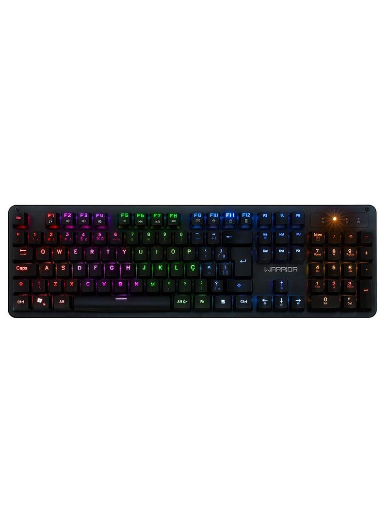 Teclado gamer mecânico outemu blue dunk warrior - tc248