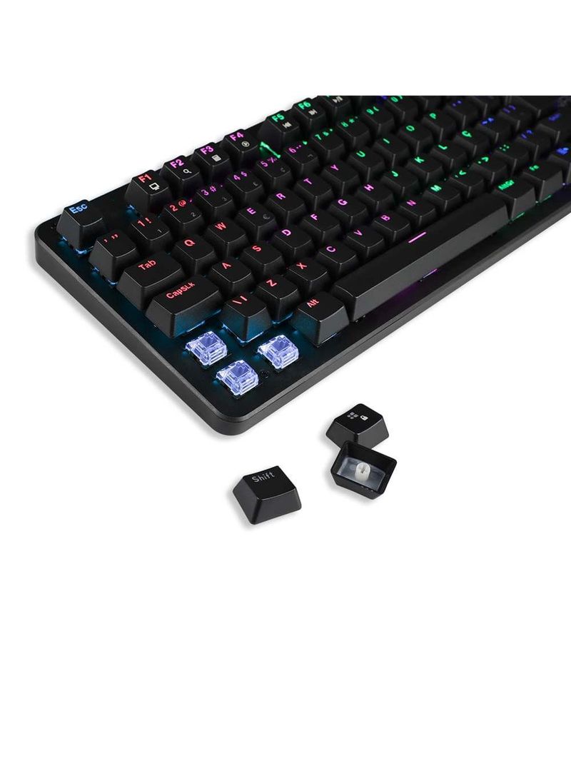 Teclado gamer mecânico outemu blue dunk warrior - tc248