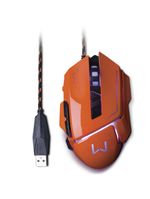 Mouse gamer 3200dpi warrior ivor laranja - mo263