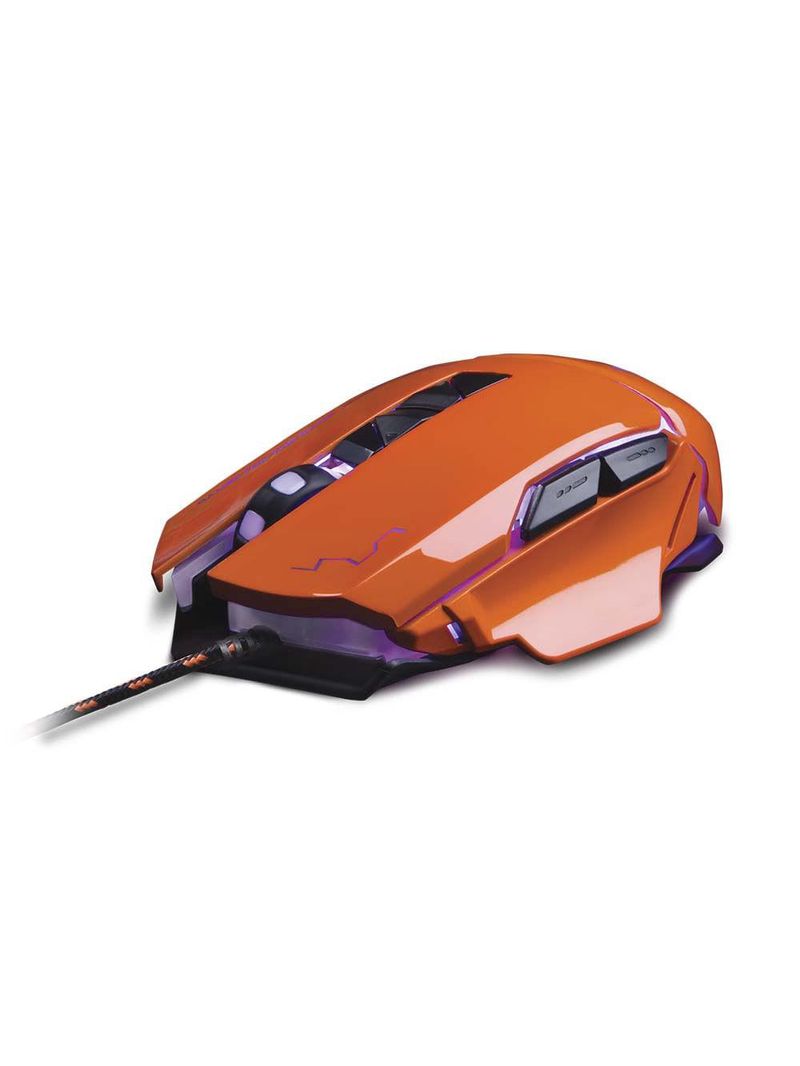 Mouse gamer 3200dpi warrior ivor laranja - mo263