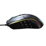 Mouse gamer rolf 14 botões com fio 10000dpi warrior - mo420