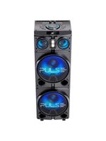 Caixa de som torre storm 10pol 1500w rms bt/aux/usb/tws/fm pulse - sp514