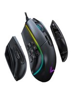 Mouse gamer rolf 14 botões com fio 10000dpi warrior - mo420