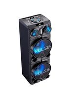 Caixa de som torre storm 10pol 1500w rms bt/aux/usb/tws/fm pulse - sp514