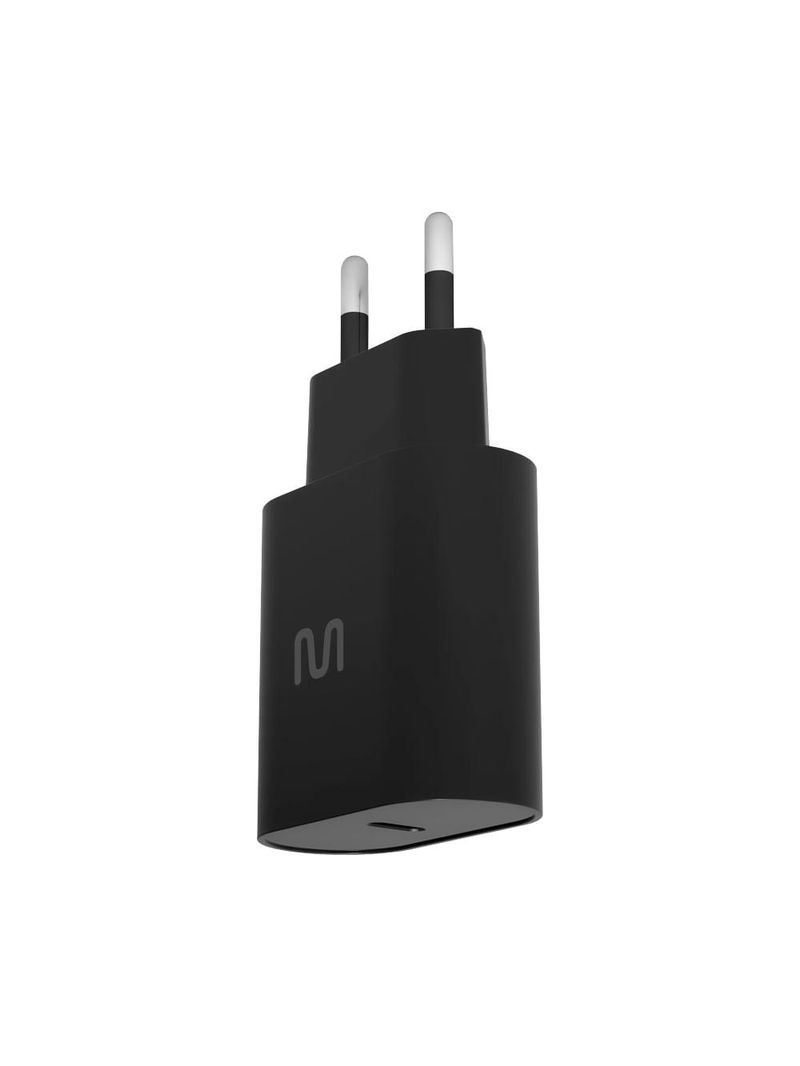 Carregador de parede usb c 20w preto - cb168