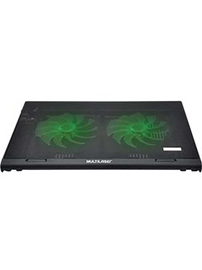 Cooler para notebook power gamer led verde luminoso multilaser - ac267