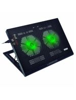 Cooler para notebook power gamer led verde luminoso multilaser - ac267