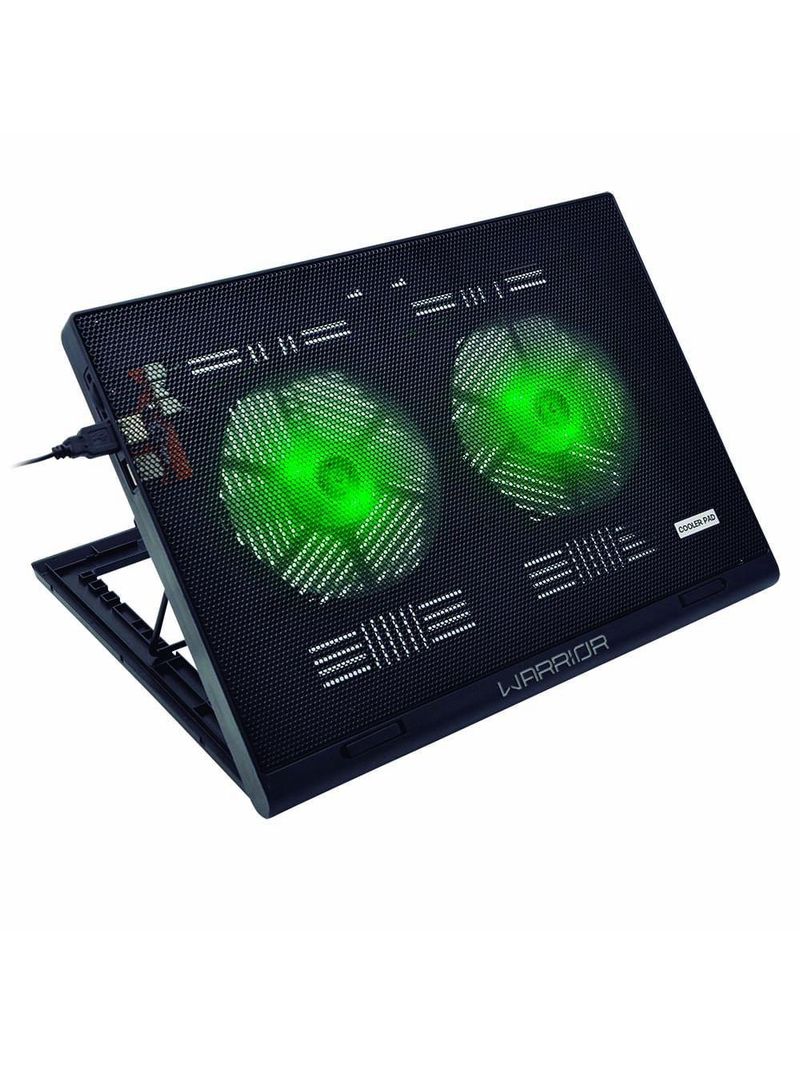 Cooler para notebook power gamer led verde luminoso multilaser - ac267