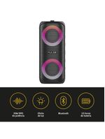 Caixa de som mini pulsebox 30w bluetooth 50/aux/sd pulse - sp603
