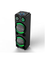 Caixa de som torre double 10 pol 1800w rms bt led pulse - sp507