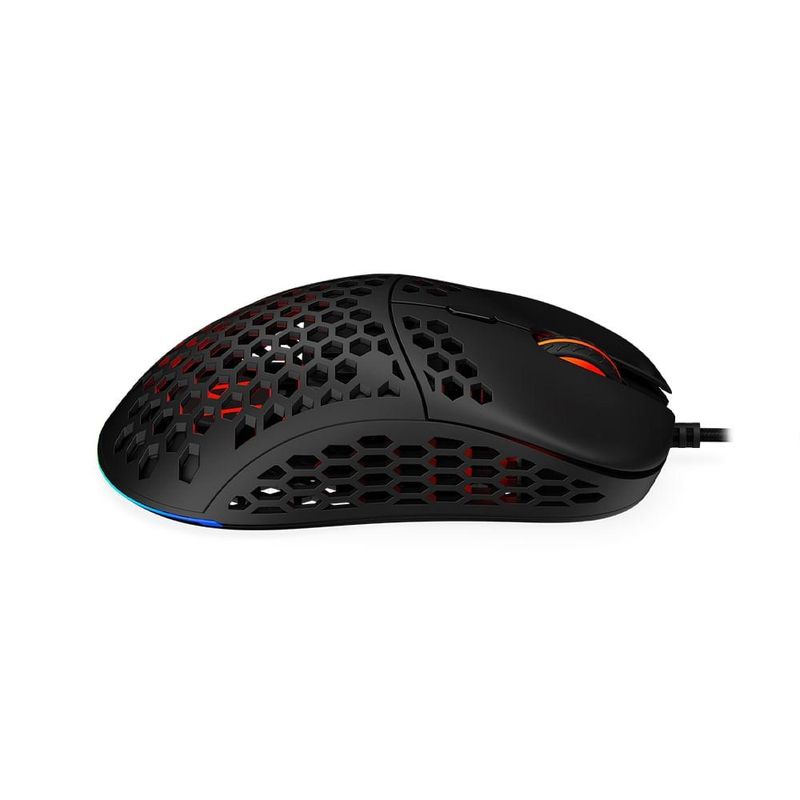 Mouse gamer hive 8 botões rgb 16000dpi, sensor pixart 3389 warrior - mo398