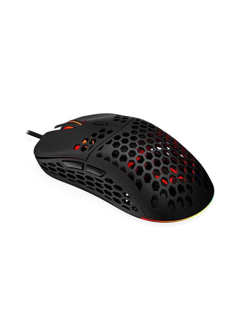 Mouse gamer hive 8 botões rgb 16000dpi, sensor pixart 3389 warrior - mo398