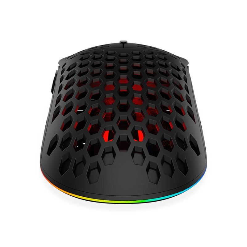 Mouse gamer hive 8 botões rgb 16000dpi, sensor pixart 3389 warrior - mo398