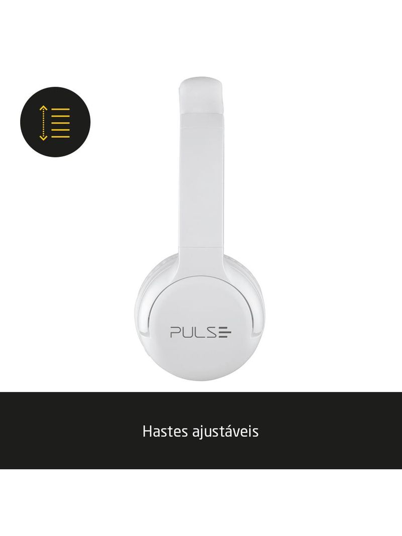 Headphone bluetooth flow branco pulse - ph394