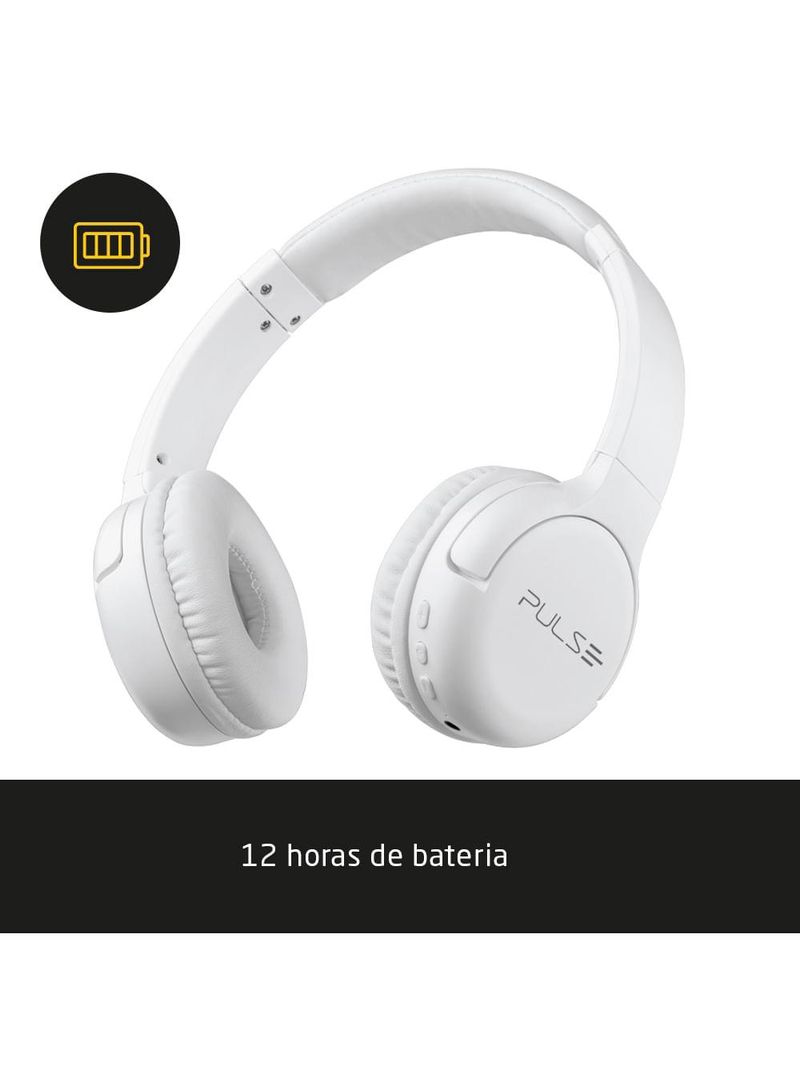 Headphone bluetooth flow branco pulse - ph394
