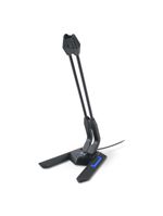 Microfone gamer olier usb led preto warrior - ph255