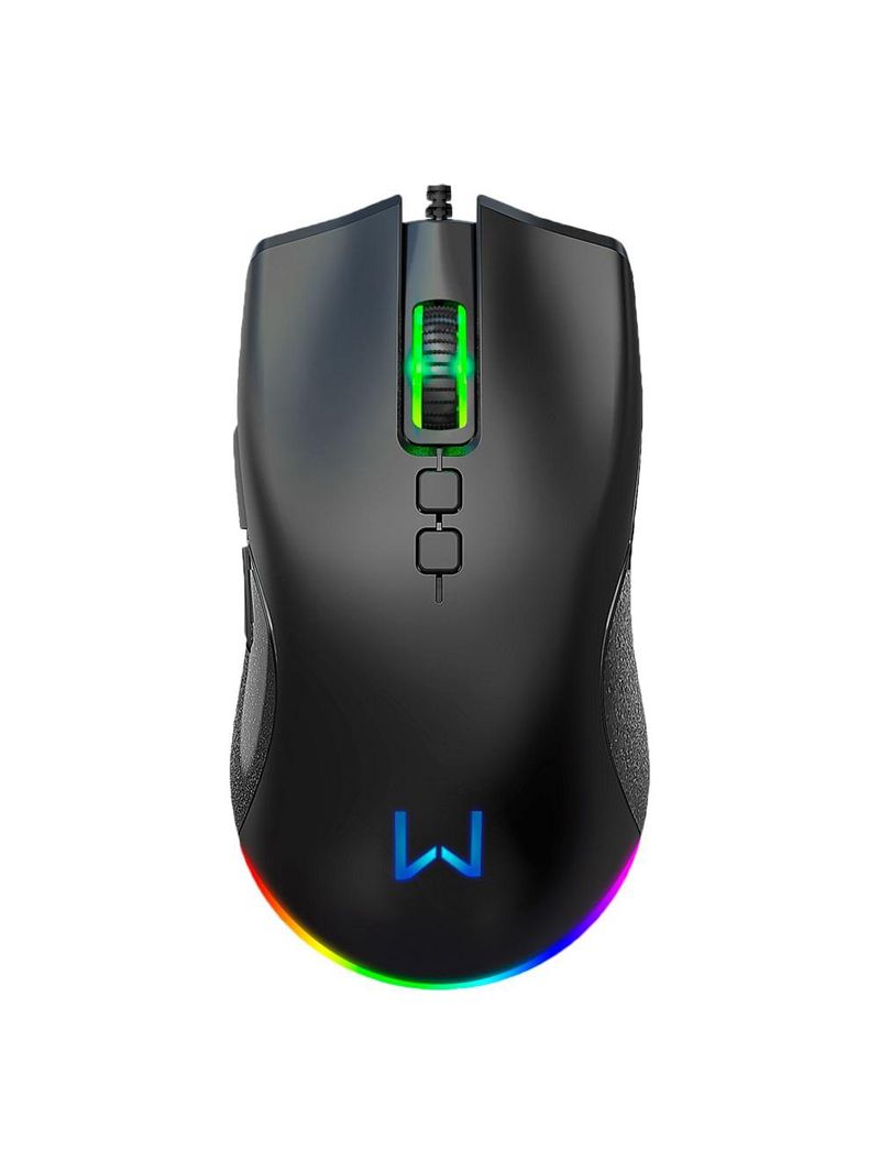 Mouse gamer rush 12000dpi 7 botões warrior - mo392