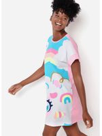 Camisola manga curta viscolycra feminina ovelha