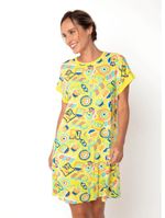 Camisola manga curta viscolycra feminina minions