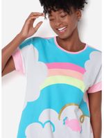 Camisola manga curta viscolycra feminina ovelha