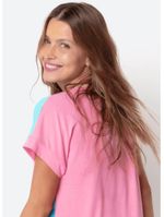 Camisola manga curta viscolycra feminina stitch