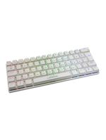 Teclado gamer mecânico royal precision, blue switch, abnt2, rgb branco warrior - tc311