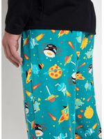 Pijama manga longa algodão masculino space food