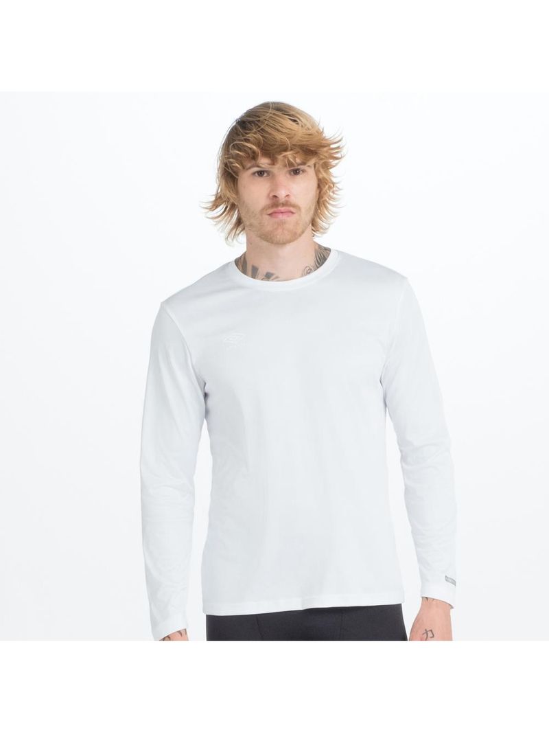 Camisa ml masculina umbro basic uv