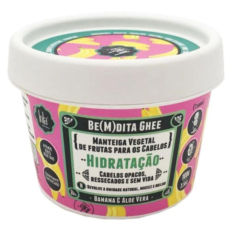Lola cosmetics be(m)dita ghee kit – 2 máscaras de reconstrução + 2 máscaras de hidratação+ 2 máscaras de nutrição
