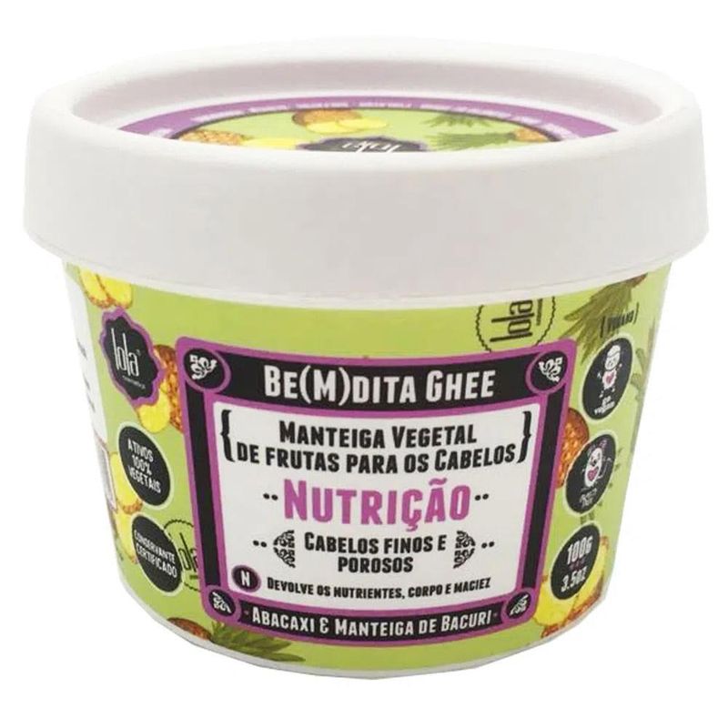 Lola cosmetics be(m)dita ghee kit – 2 máscaras de reconstrução + 2 máscaras de hidratação+ 2 máscaras de nutrição