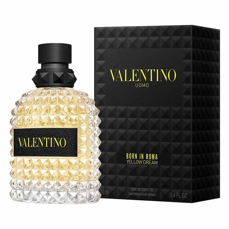 Perfume yellow dream uomo valentino born in roma eau de toilette masculino
