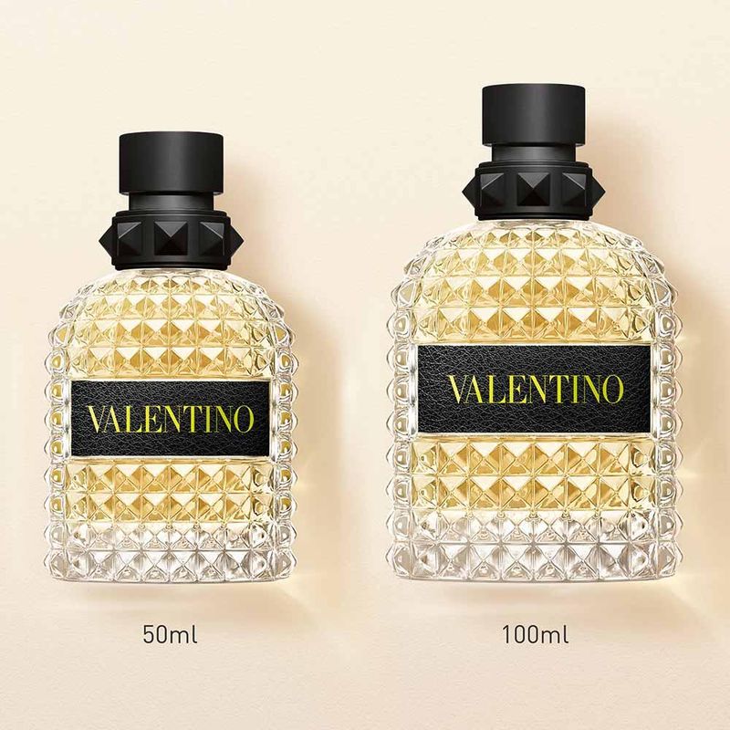 Perfume yellow dream uomo valentino born in roma eau de toilette masculino